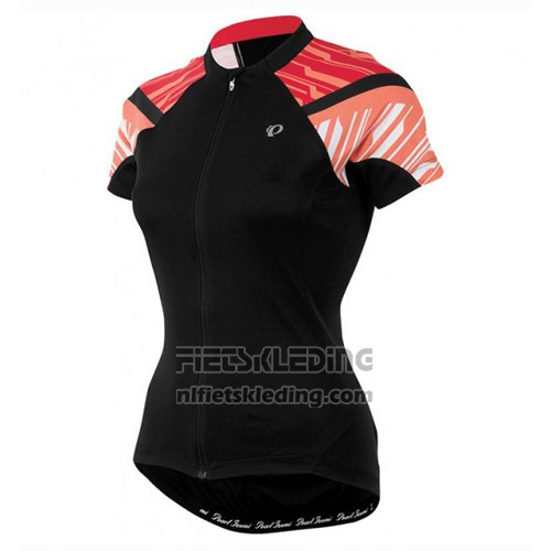 2016 Fietskleding Vrouw Pearl Izumi Rood en Zwart Korte Mouwen en Koersbroek